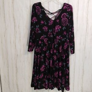 Torrid Floral Print Dress / Size 1